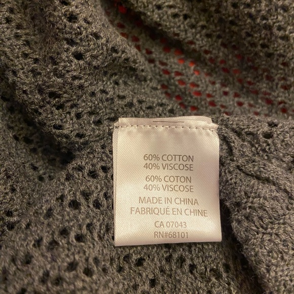 Grey Long Open Duster XL - Picture 6 of 9